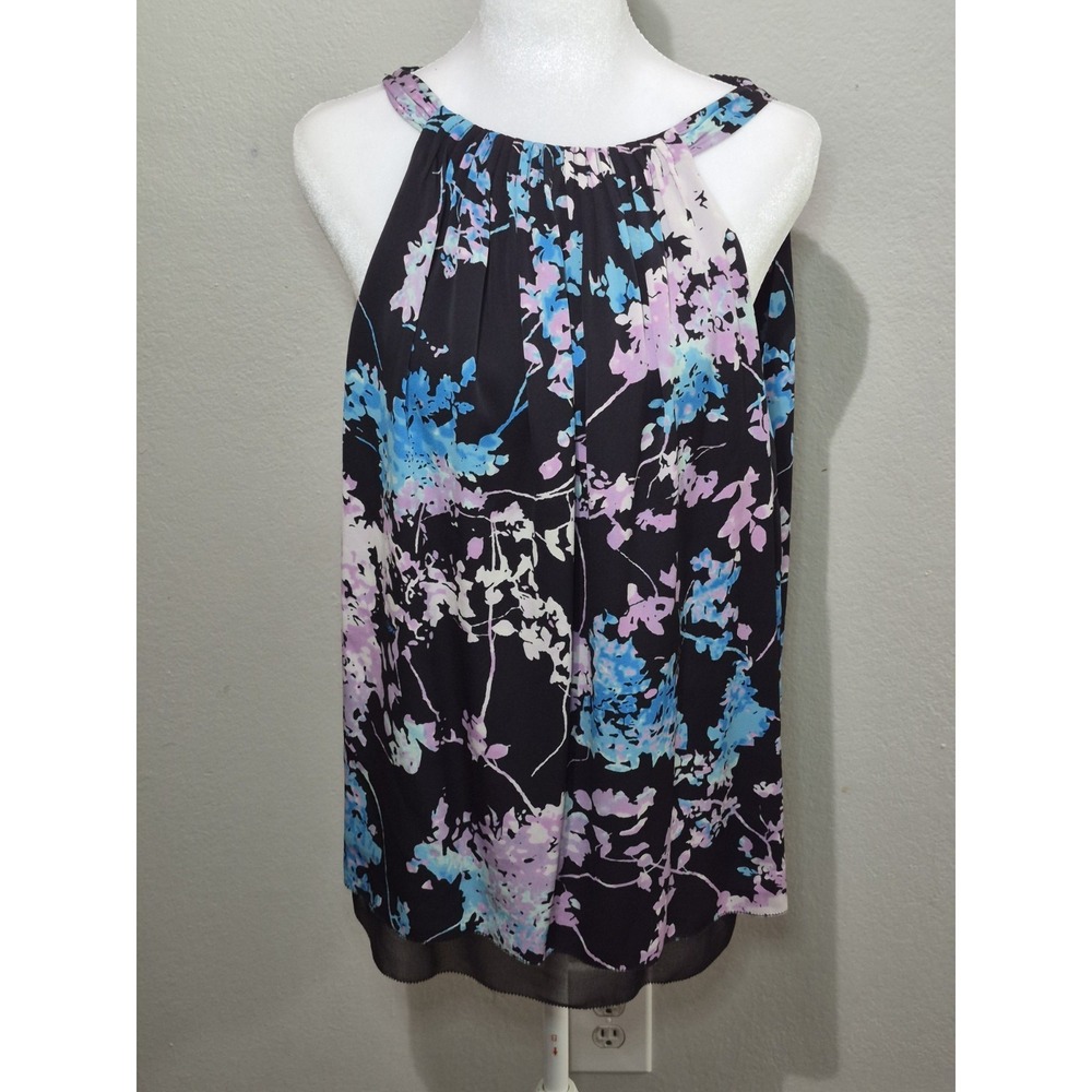 Diane von furstenberg Lexi silk Halter blouse‎ sleeveless Top sz Small Boho Chic
